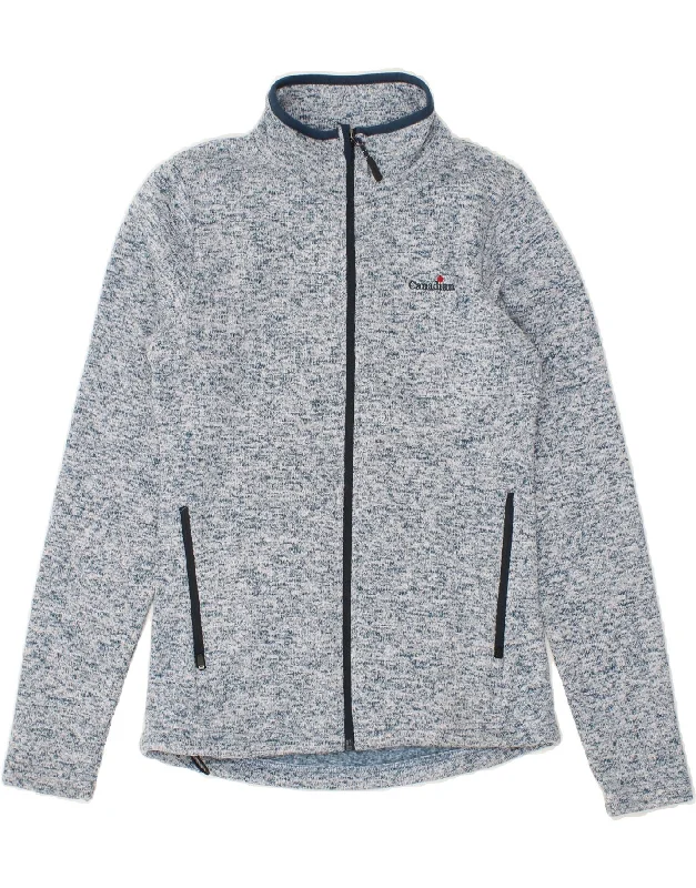 CANADIAN Womens Tracksuit Top Jacket UK 10 Small Navy Blue Flecked Print Jacket Jacquard Jacket Embroidered Jacket CANADIAN Womens Tracksuit Top Jacket UK 10 Small Navy Blue Flecked Print Jacket Jacquard Jacket Embroidered Jacket