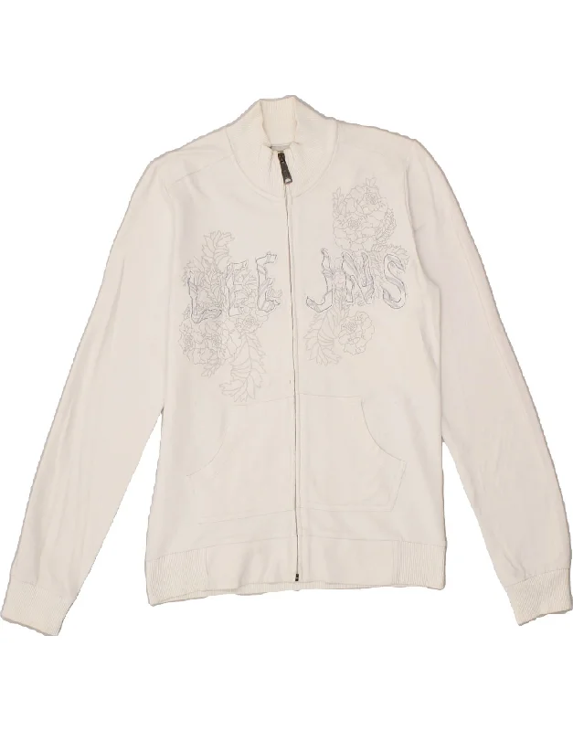 LEE Womens Graphic Tracksuit Top Jacket UK 14 Medium Off White Floral Print Jacket Jacquard Jacket Patchwork Jacket LEE Womens Graphic Tracksuit Top Jacket UK 14 Medium Off White Floral Print Jacket Jacquard Jacket Patchwork Jacket