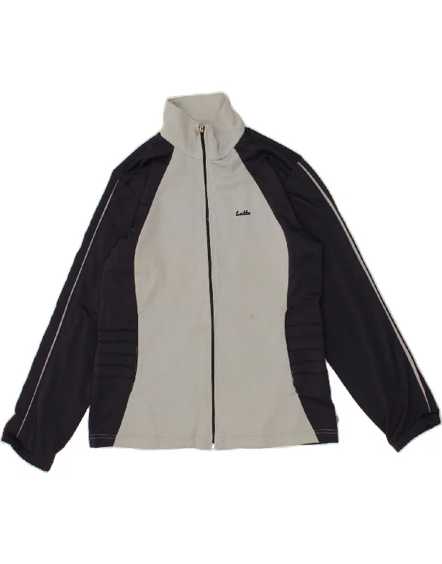 LOTTO Womens Tracksuit Top Jacket UK 16 Large Navy Blue Colourblock Corduroy Jacket Velvet Jacket Brocade Jacket LOTTO Womens Tracksuit Top Jacket UK 16 Large Navy Blue Colourblock Corduroy Jacket Velvet Jacket Brocade Jacket