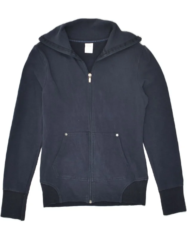 NORTH SAILS Womens Graphic Tracksuit Top Jacket UK 12 Medium Navy Blue Knit Fabric Woven Fabric Fleece Fabric NORTH SAILS Womens Graphic Tracksuit Top Jacket UK 12 Medium Navy Blue Knit Fabric Woven Fabric Fleece Fabric