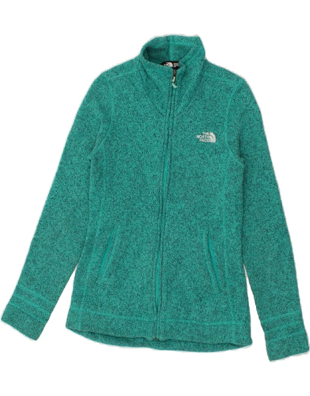 THE NORTH FACE Womens Tracksuit Top Jacket UK 12 Medium Turquoise Flecked Hoodie Zip-Up Jacket Button-Up Jacket THE NORTH FACE Womens Tracksuit Top Jacket UK 12 Medium Turquoise Flecked Hoodie Zip-Up Jacket Button-Up Jacket