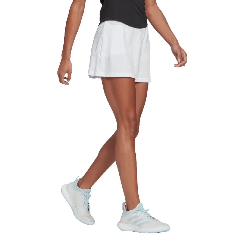 adidas Women's Club Skirt (White/Grey) silk skirt lustrous