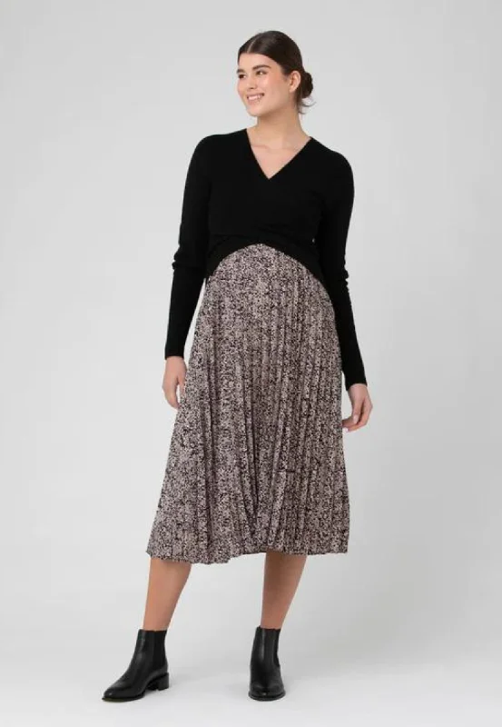 Florence Pleat Skirt patchwork skirt art