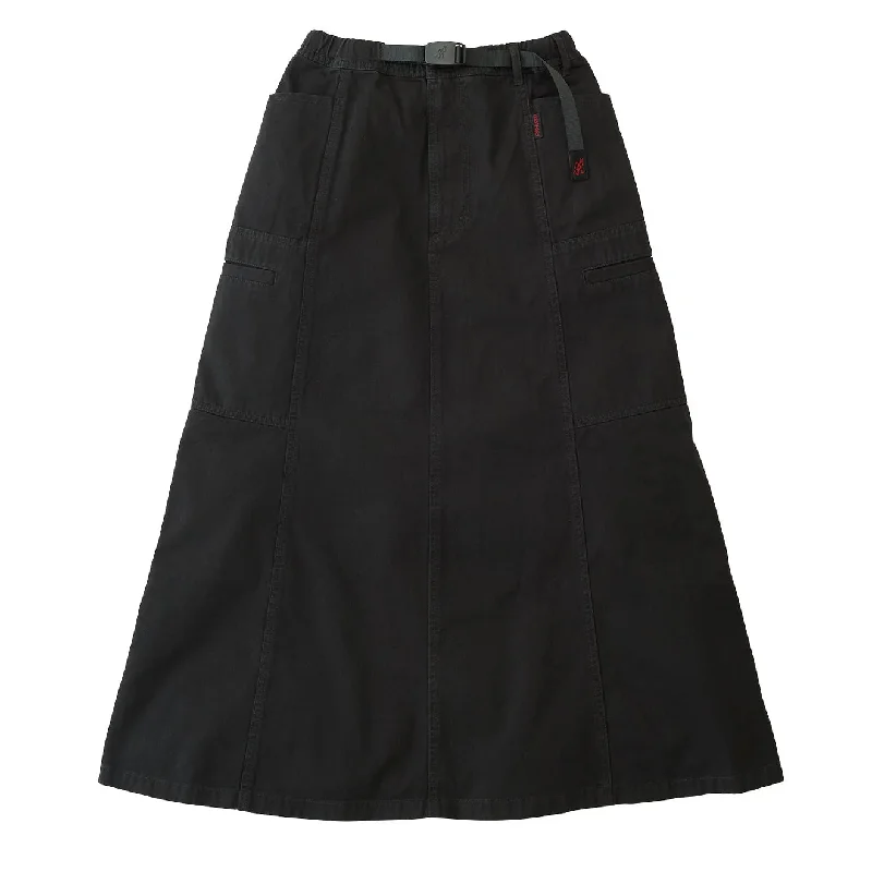 Gramicci Womens Voyager Skirt Black wool skirt sturdy