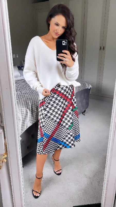 Leona skirt wool skirt breathable