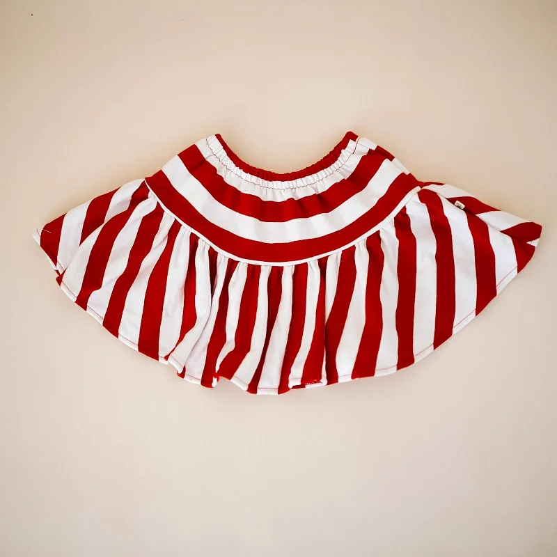 MINI SKIRT | CANDY CANE | GIRLS wool skirt sturdy