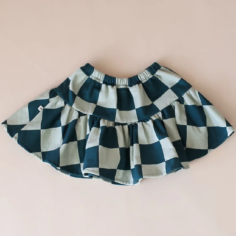 MINI SKIRT | CHRISTMAS CHECKERED | GIRLS athletic skirt fit