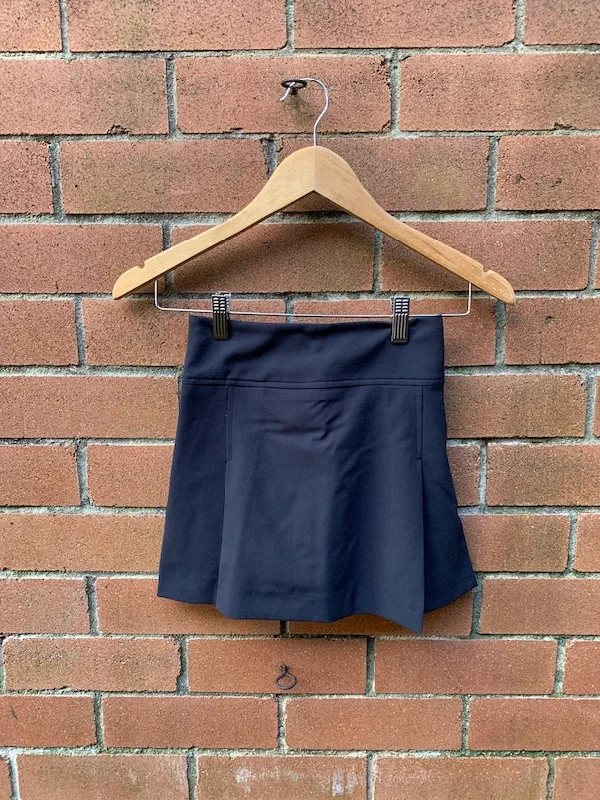 Navy Blue Skirt cashmere skirt fine