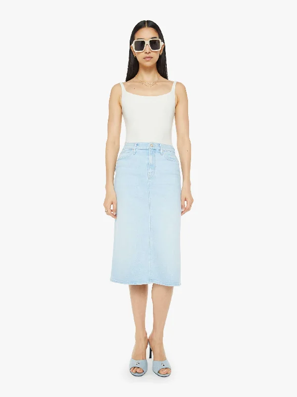 Swooner Straight A Midi Skirt - Yep. pleated skirt texture